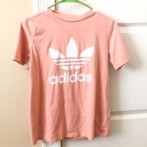 pink adidas tshirt